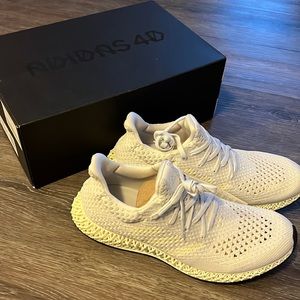 ADIDAS ORIGINALS 4D FUTURECRAFT - CRYSTAL WHITE/CHALK WHITE